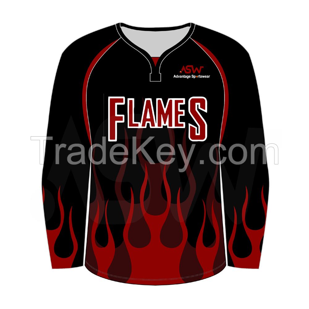 Wholesale cheap price newest design sublimation printing quick dry sport wear ice hockey jersey