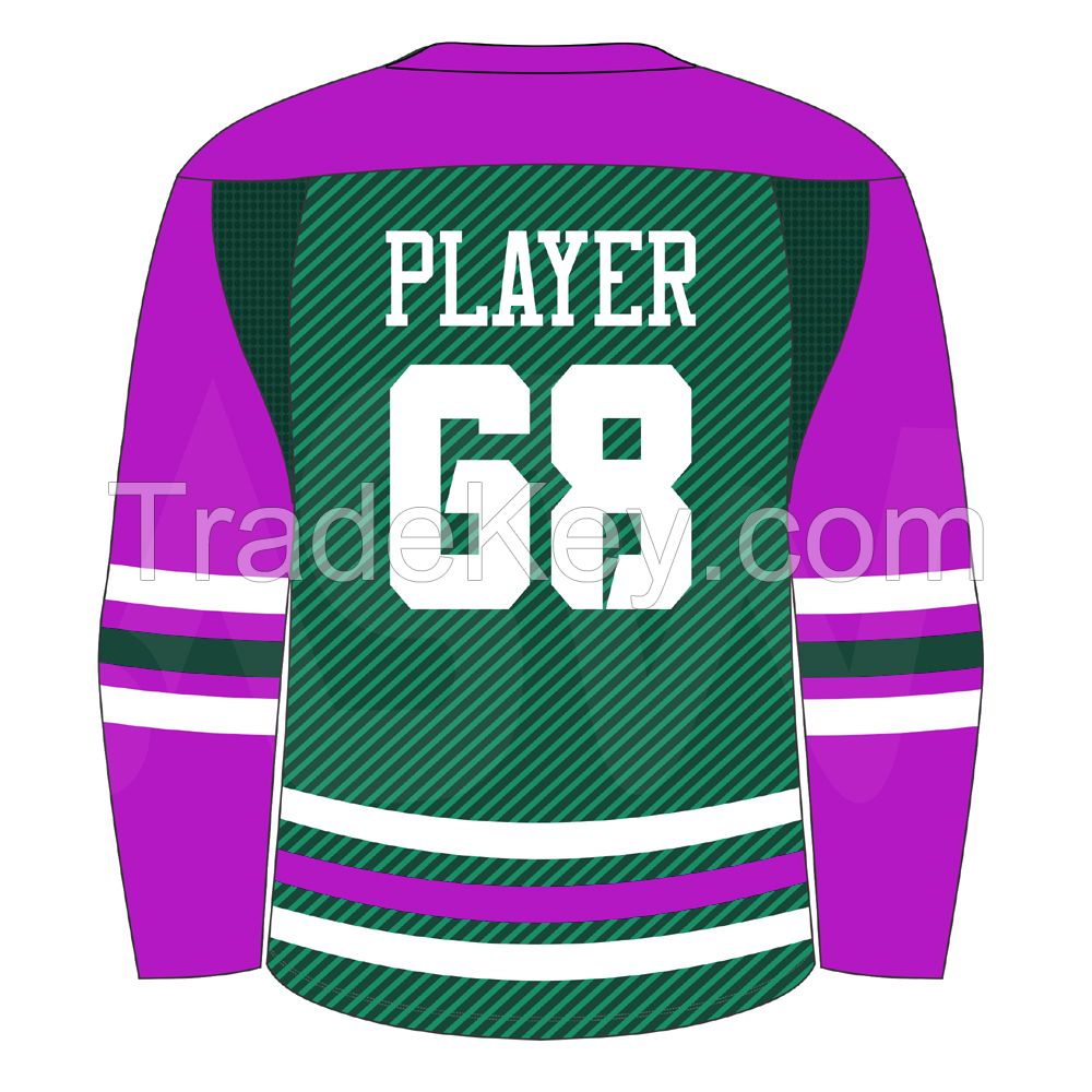 Polyester Mesh Ice Hockey Jersey For Men | Custom Made Ice Hokey Jersey | Ice Hockey Jersey For Men