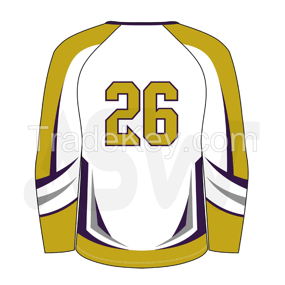 Top Quality Polyester Free Design Custom Ice Hockey Jersey 
