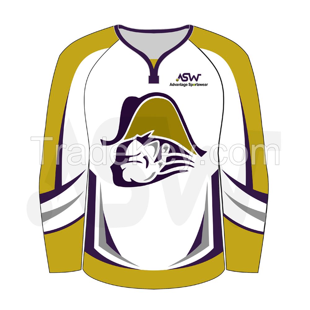 Top Quality Polyester Free Design Custom Ice Hockey Jersey 