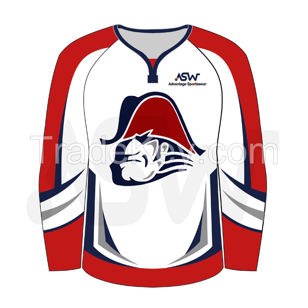 Top Quality Polyester Free Design Custom Ice Hockey Jersey