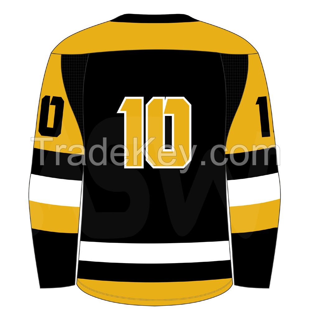 Quick Dry Adult Men's Ice Hockey Jersey Newest Style Custom Design Cheap Ice Hockey Jersey 