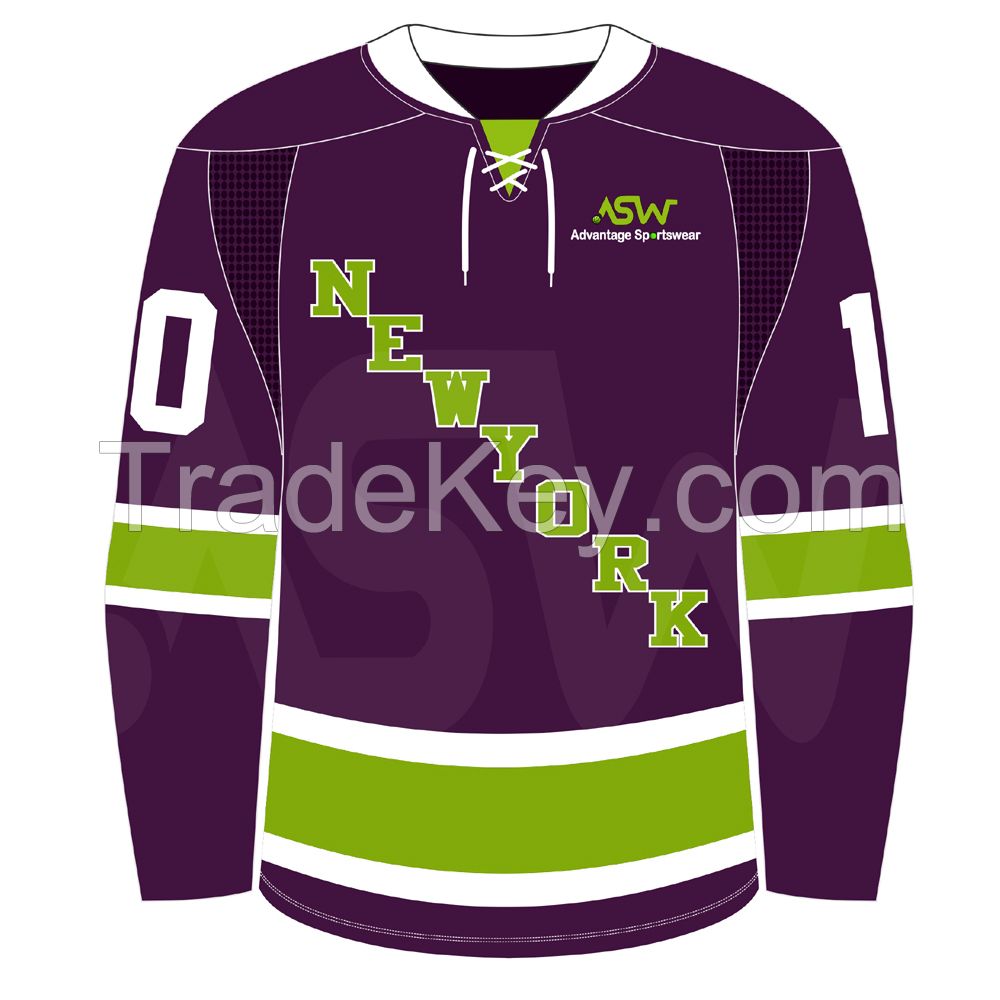 Sublimation ice hockey wear sports cheap training ice team ice hockey jerseys 