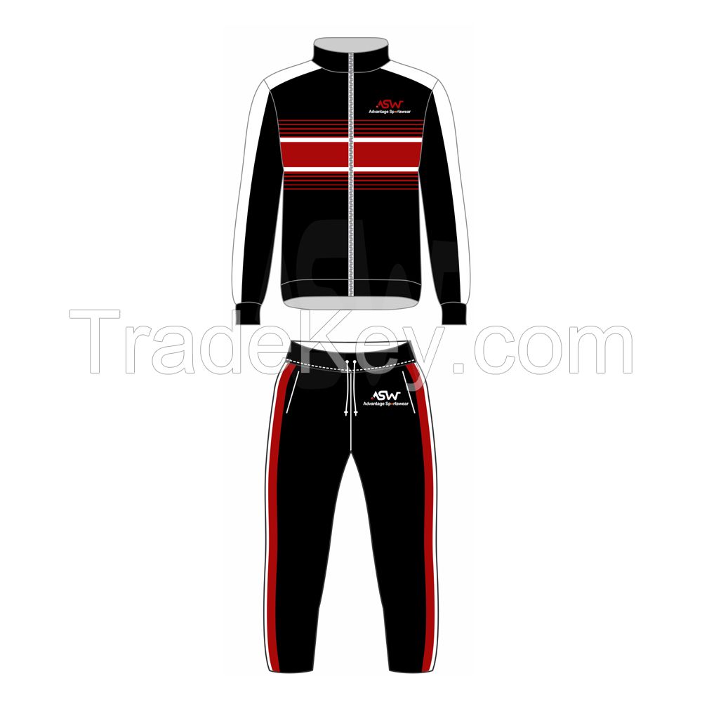 Tracksuits Custom Cotton Skinny Sweat suit With Patches For Men