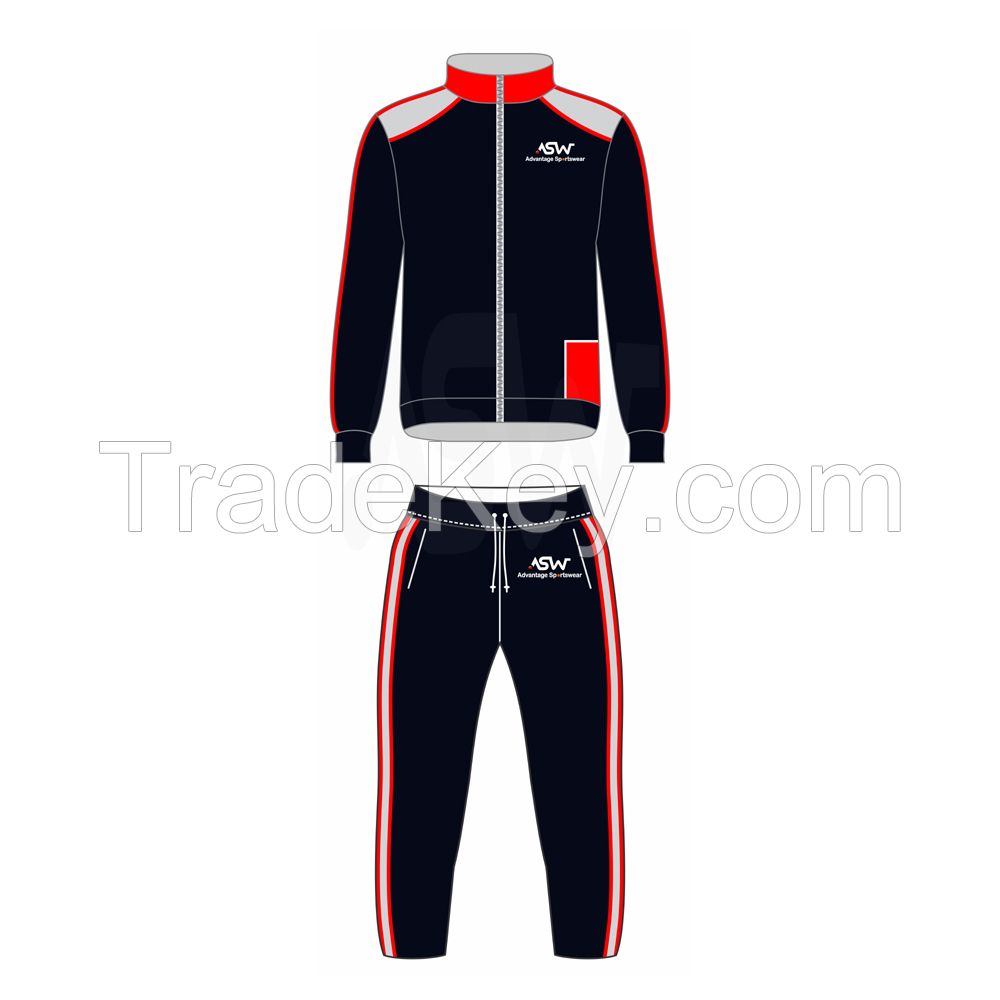 New Design Winter Wear 2 Pieces Set Custom Men Sports Wear Tracksuits