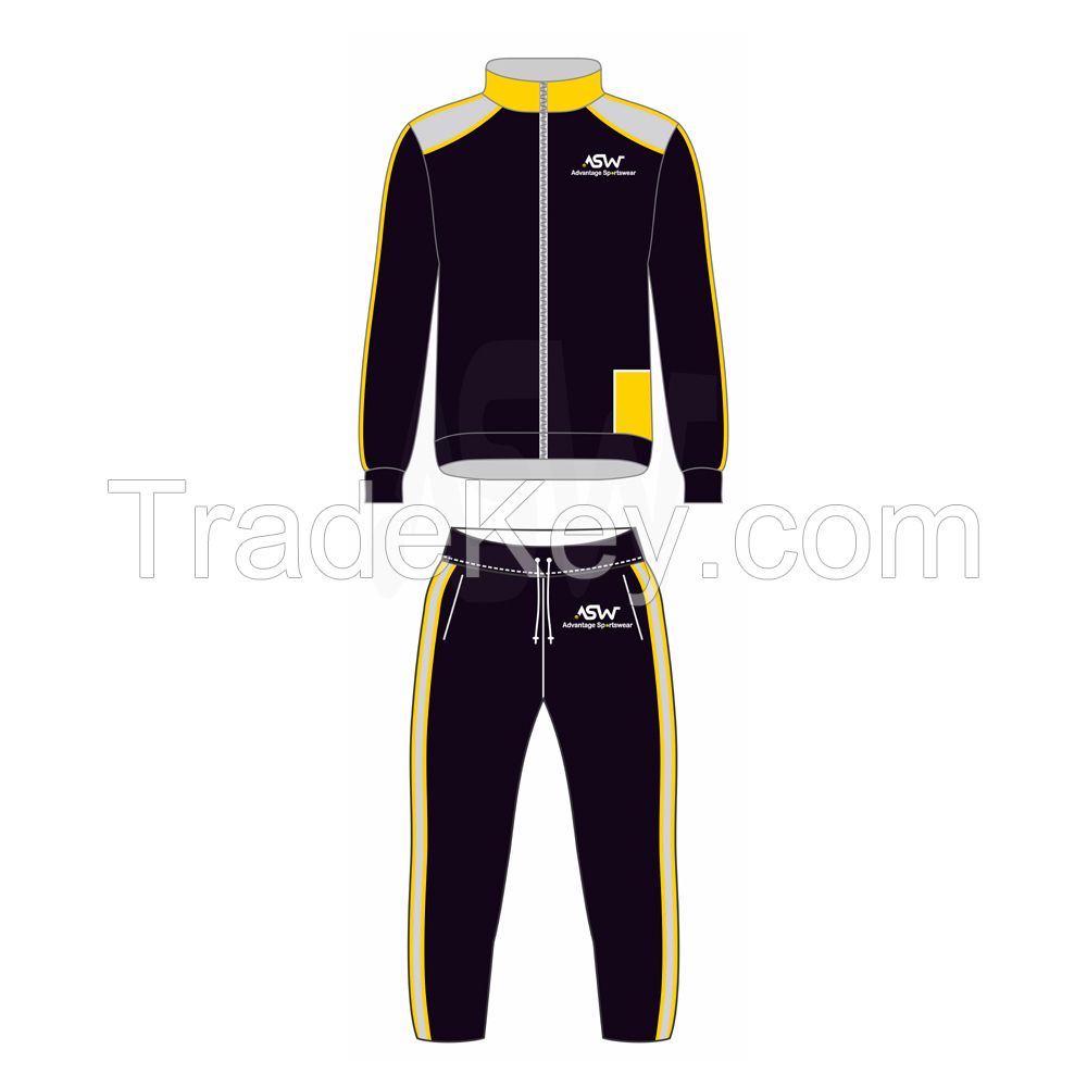 New Design Winter Wear 2 Pieces Set Custom Men Sports Wear Tracksuits