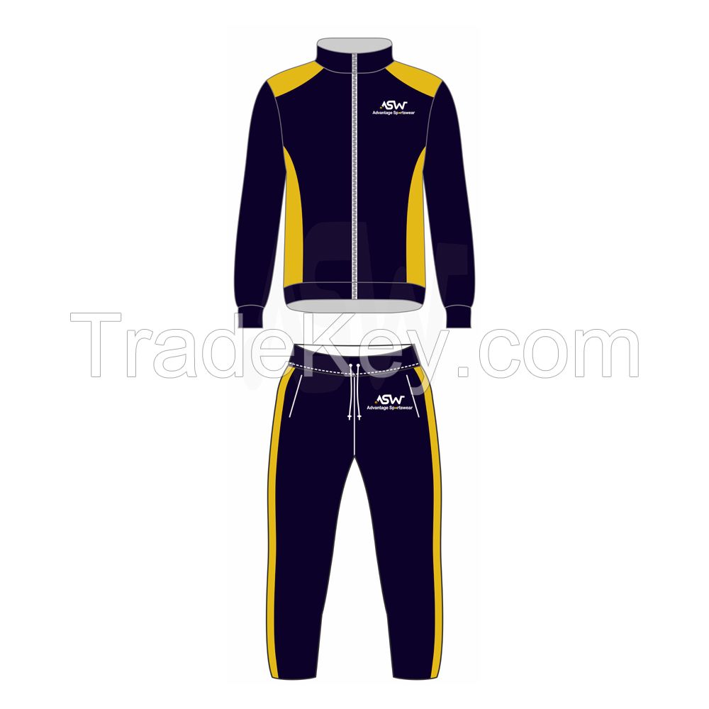 Wholesale unisex long sleeve track suits Custom summer tracksuit for men