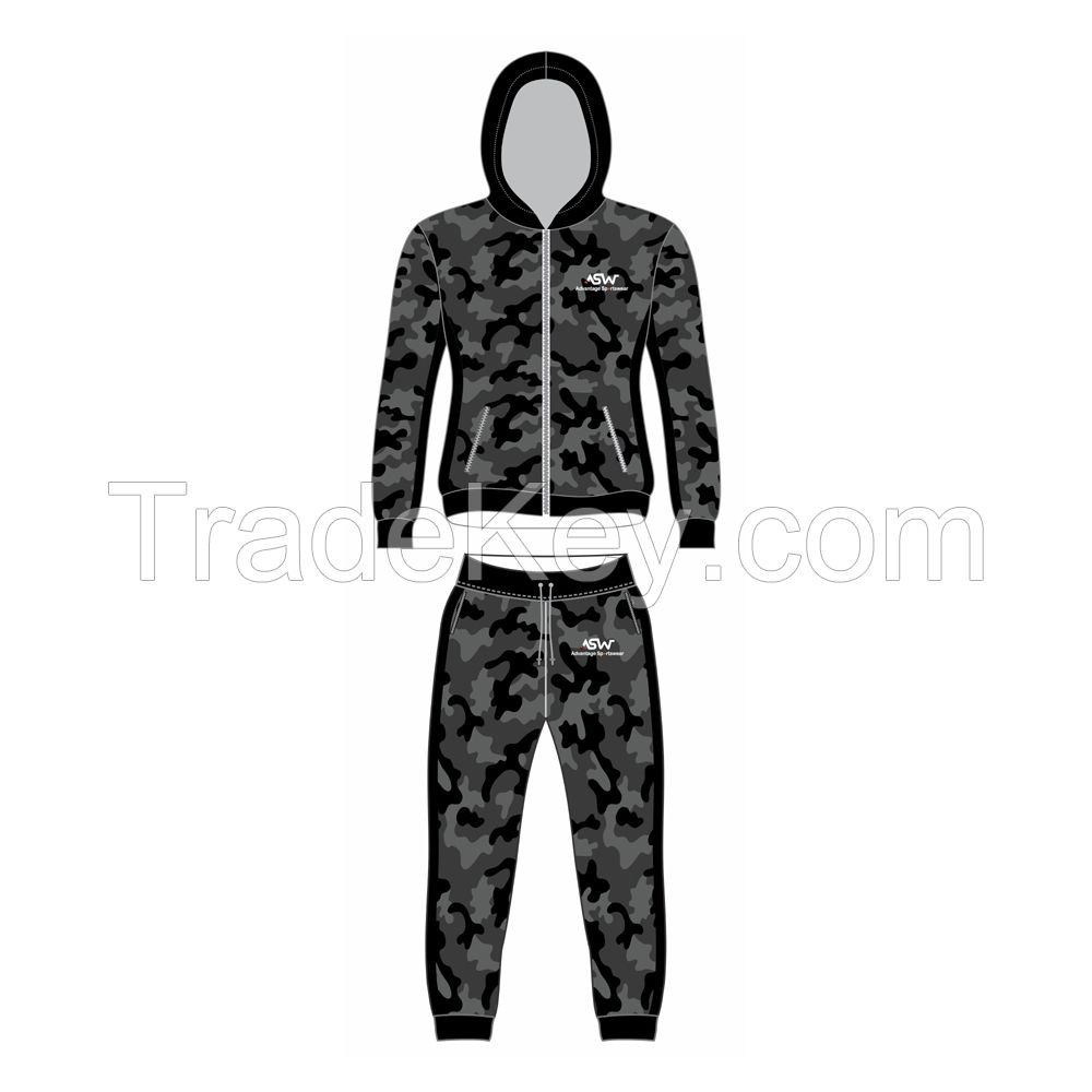 Wholesale Blank Men Sports Suit Gym Custom Sportswear Men Tracksuit 