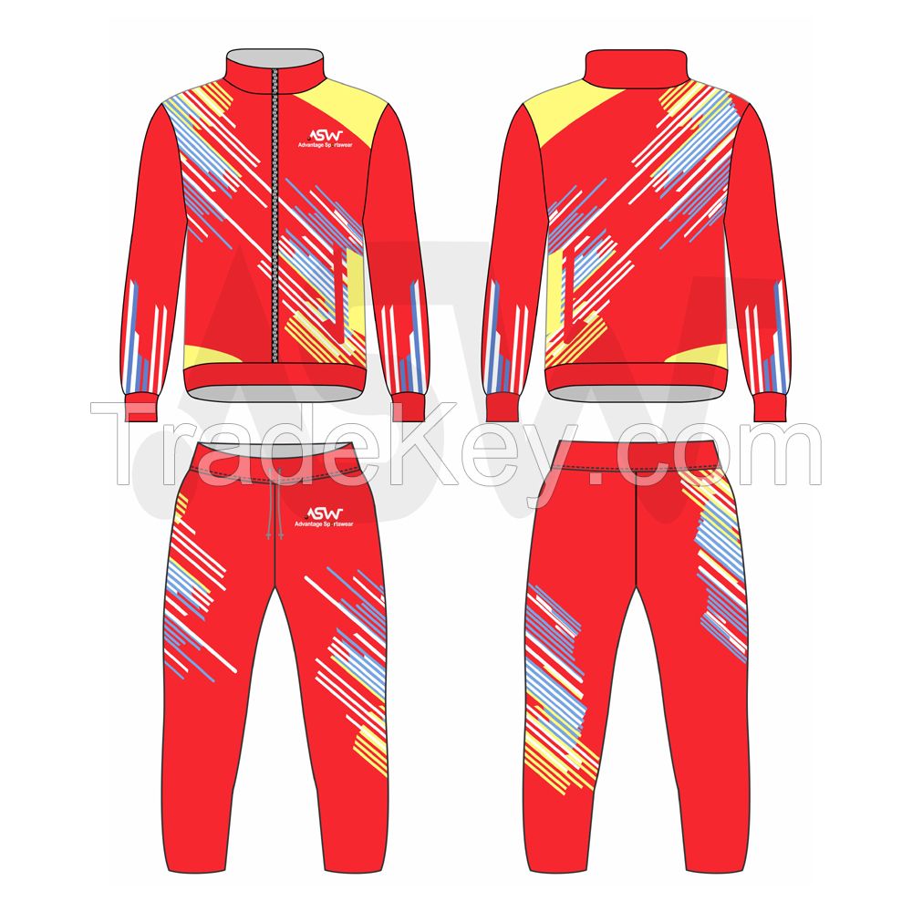 High Quality Manufacture Made Tracksuits Men's Athletic Training Gym Tracksuits