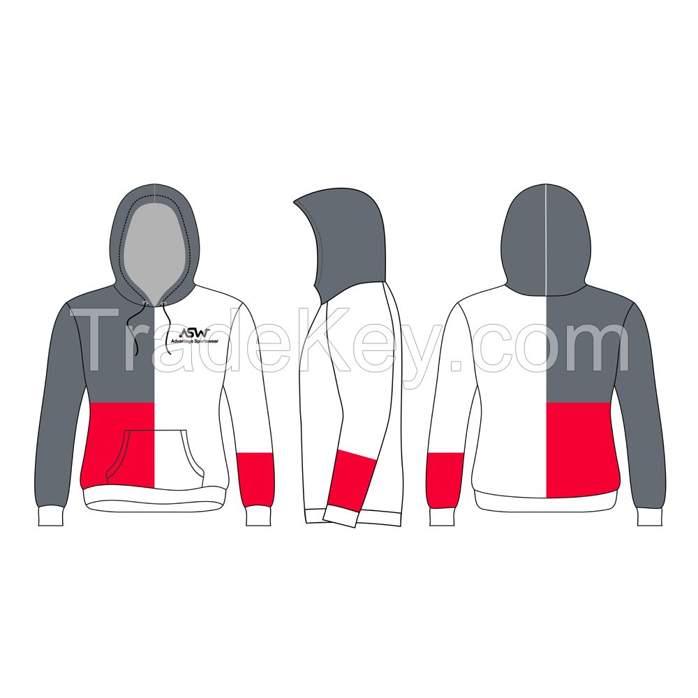 Wholesale new fashion high quality plain hoodies men sublimation hoodies