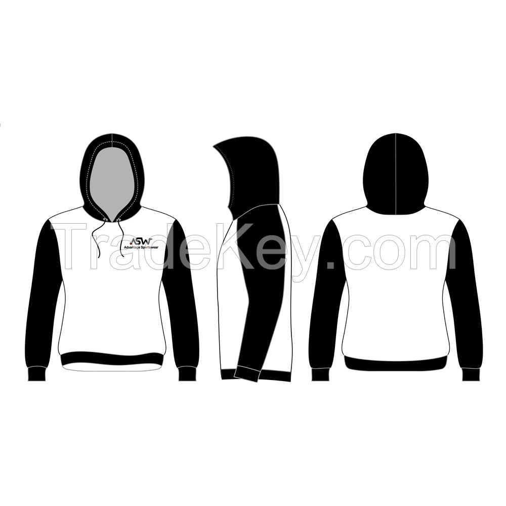 Custom blank men hoodie heavy cotton unisex sweatshirts custom oversized thick men's hoodies