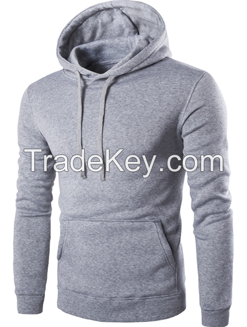 Low MOQ Pullover Men Spring Blank Sweatshirt Good Quality Men Hoodies