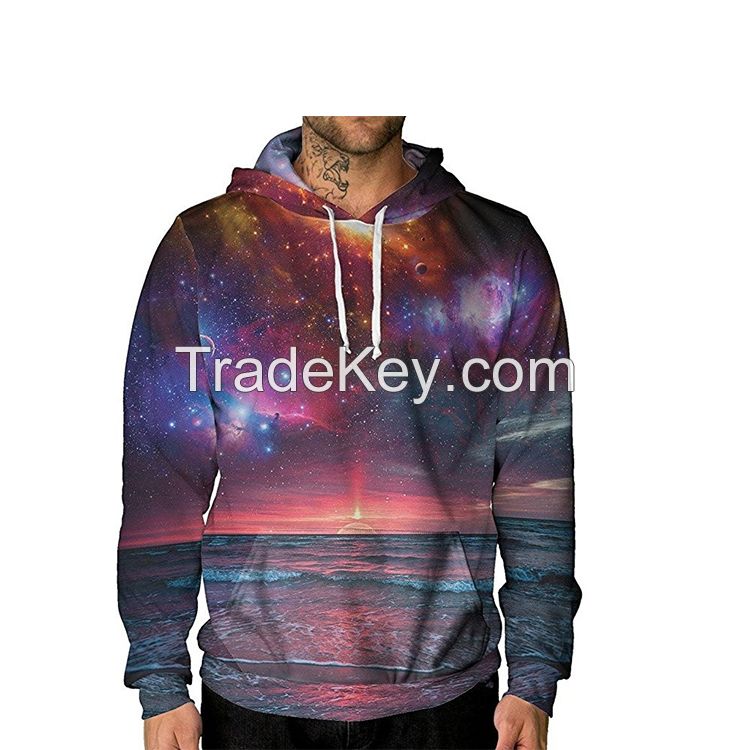 Custom Men Clothing Oem Sublimated Hoodie Plus Size Men's Hoodie Sweatshirt