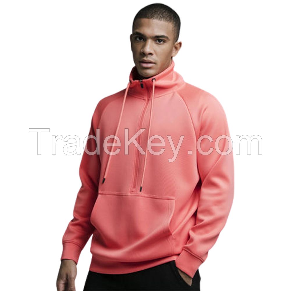 Men's Clothing Sports Hoodies Sweat Shirts Men Sweatshirt Pullover Custom Embroidery Hoodie for Running Red Blank Plain