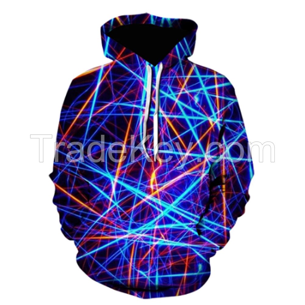 Hot sales hoodies men high quality 3d print hoodies custom men's hoodies