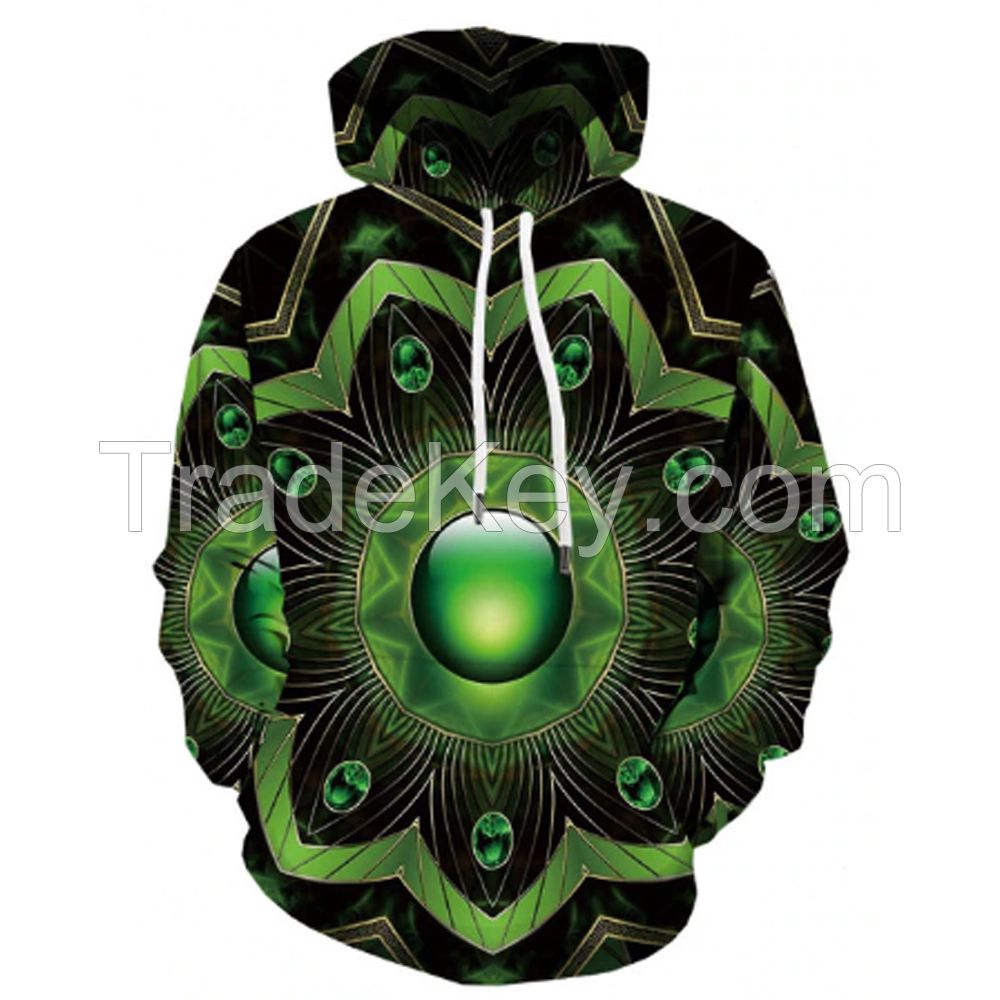 Oversized Pullover Men Sublimation Printing 3d Hoodies