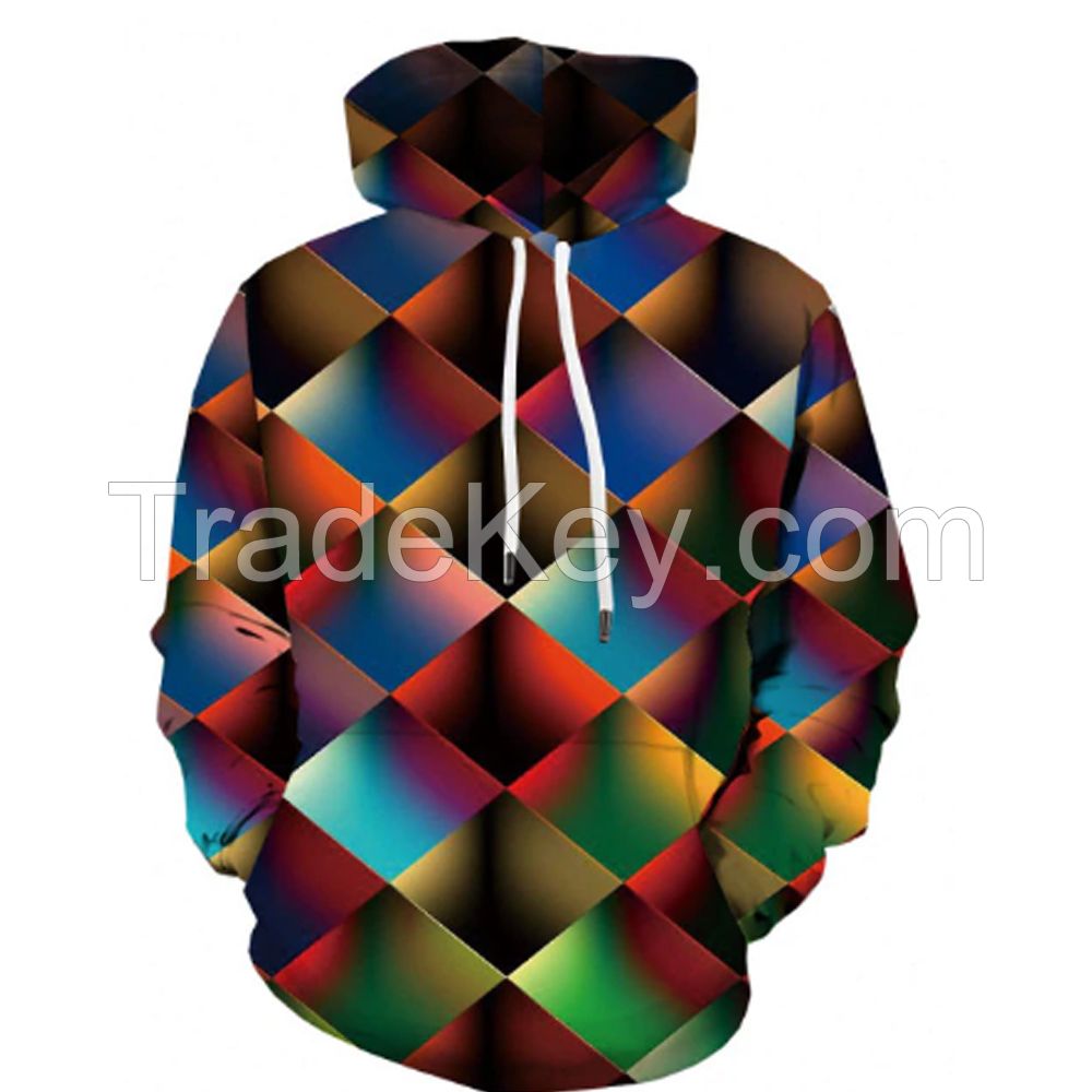 2022 Best design men customized sublimated hoodies
