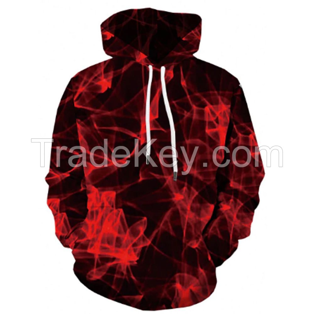 Oversized Pullover Men Sublimation Printing 3d Hoodies