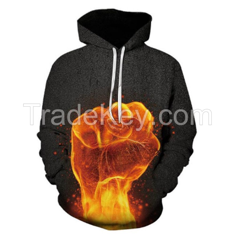 Wholesale Fleece Warm Fashion Hoodies Men's Casual Sweatshirt 100% Pure Cotton Blank Hoodie Customizable Logo