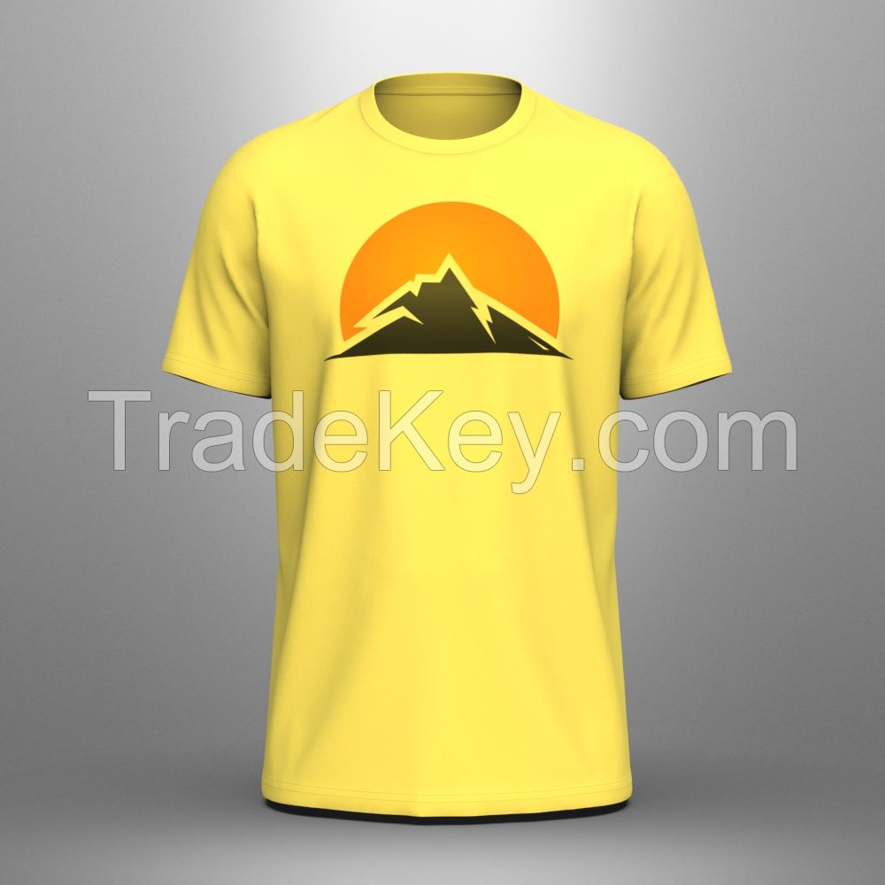 Custom t shirt printing blank t-shirt with logo for men your own brand heat transfer customize tee shirts 