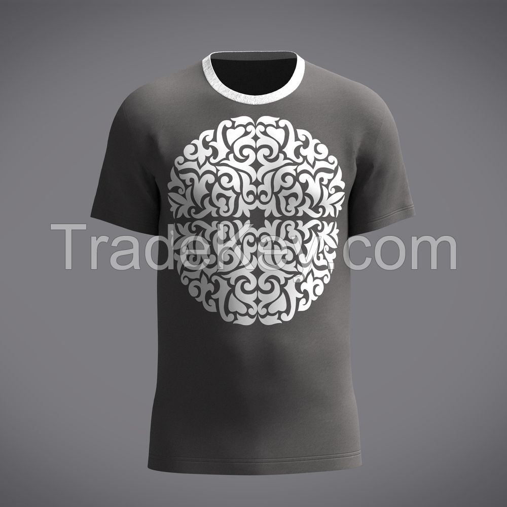 Plus Size Men's T-shirts Custom Tee Shirt Printing T shirts 100% Cotton for Men