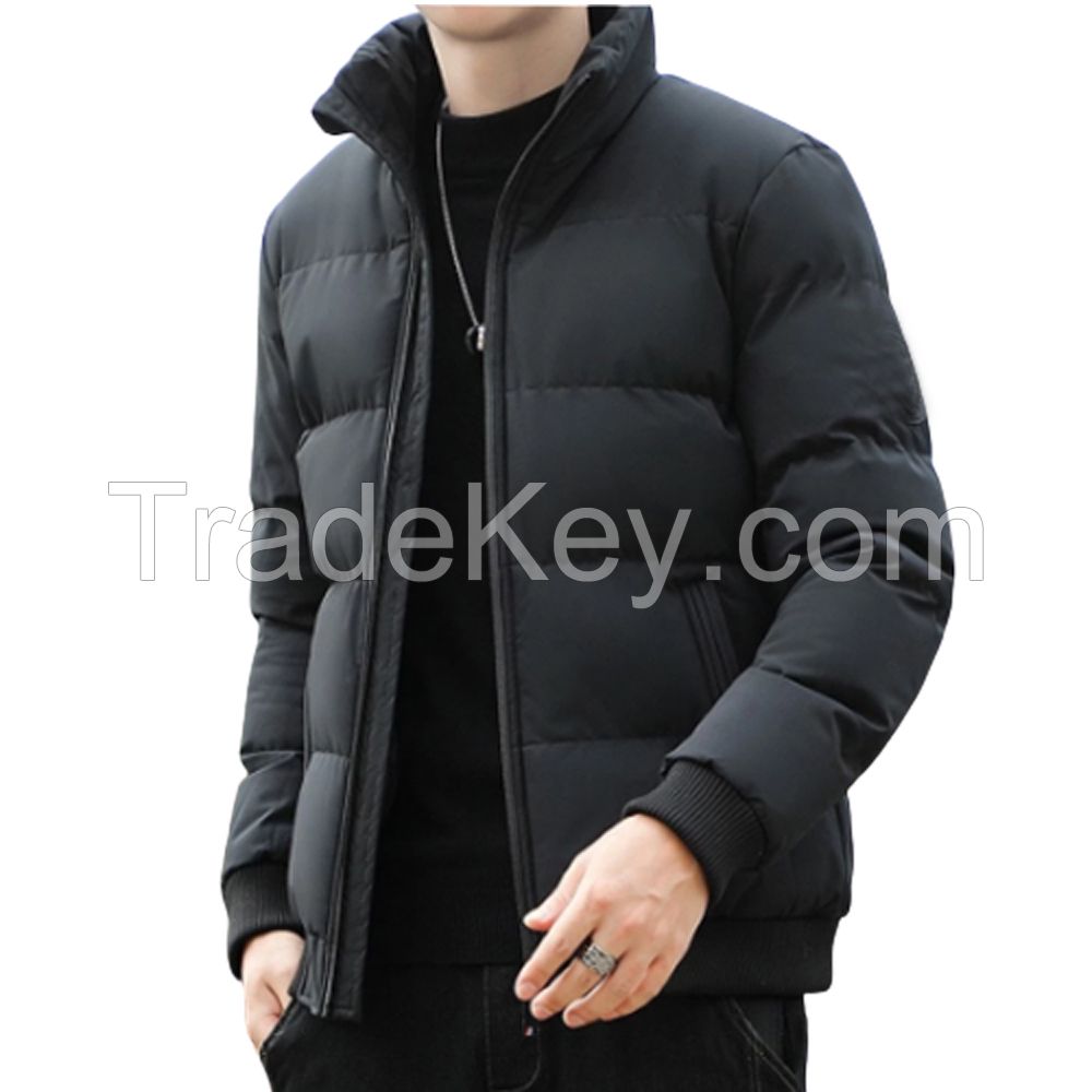 Wholesale Puffer Jacket For Men Customized Logo Winter jacket Custom OEM Printed Men Puffer Jacket