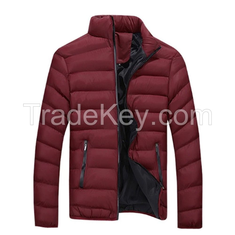 Custom Logo Winter Bomber Plus Size Puffer 5xl Warm Jacket Winter Jacket for Men