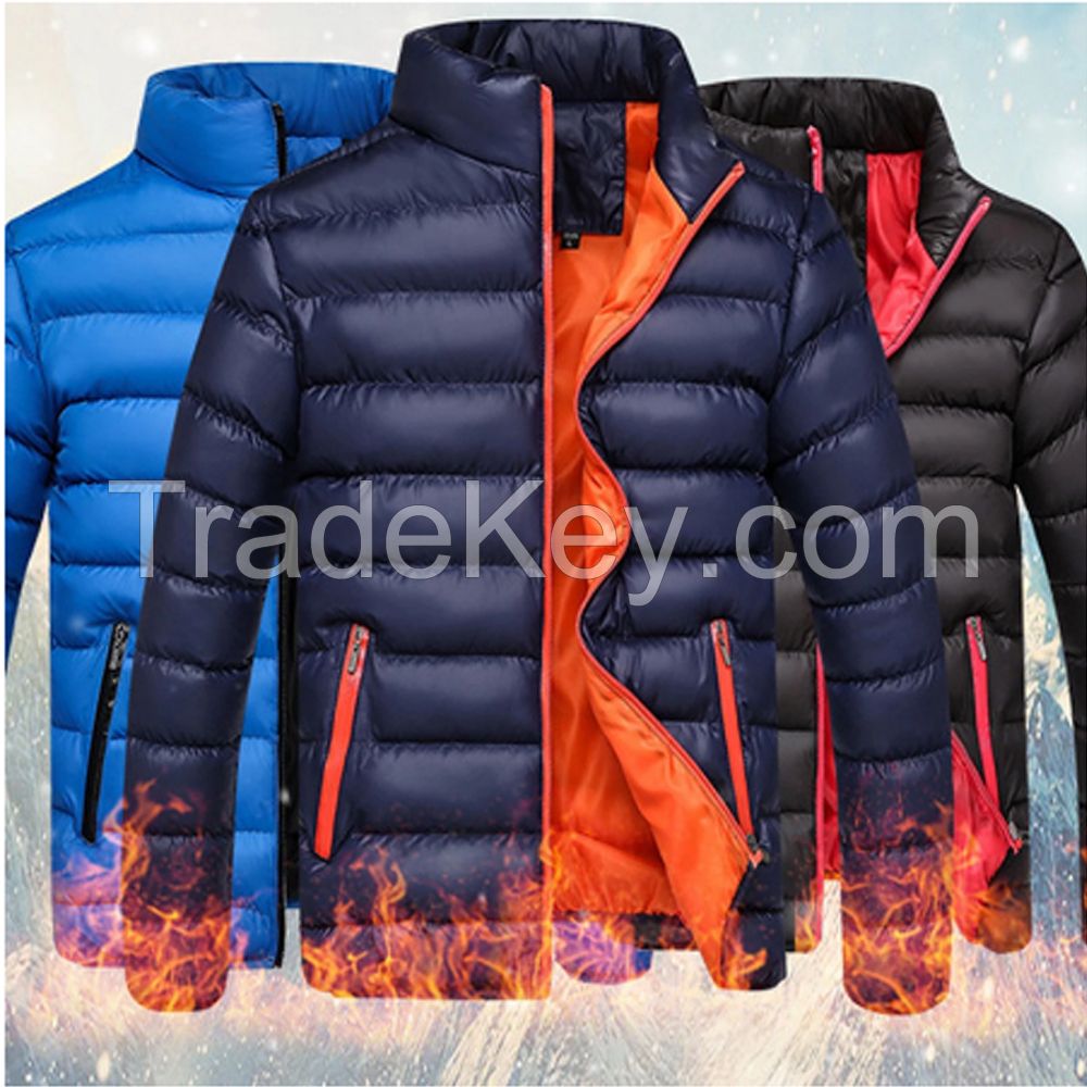 Custom Logo Winter Bomber Plus Size Puffer 5xl Warm Jacket Winter Jacket for Men