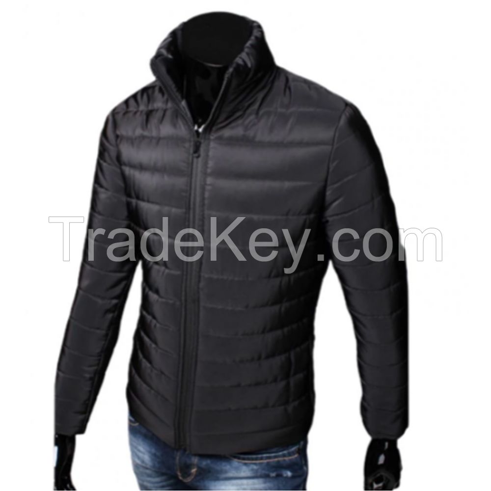 OEM quality Ultralight heated down puffer jacket men coat with hood packable light winter jacket