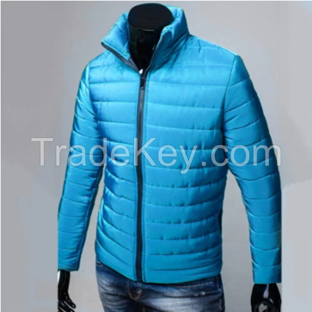 OEM quality Ultralight heated down puffer jacket men coat with hood packable light winter jacket