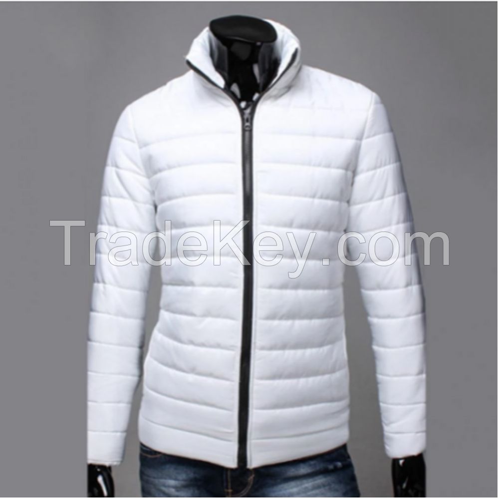 OEM quality Ultralight heated down puffer jacket men coat with hood packable light winter jacket