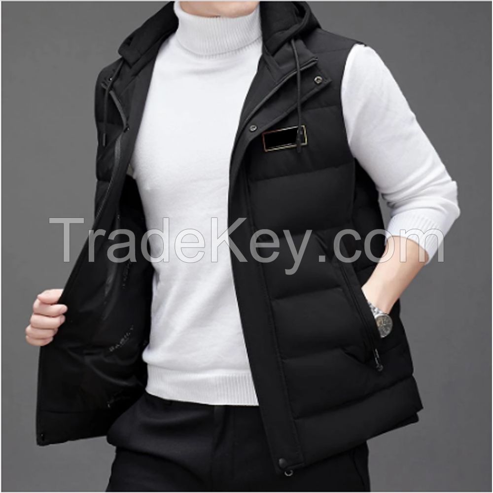 High Quality Jacket Customize Logo New Design 100% Nylon Soft Warm Coat New Men Plus Size Puffer Jackets