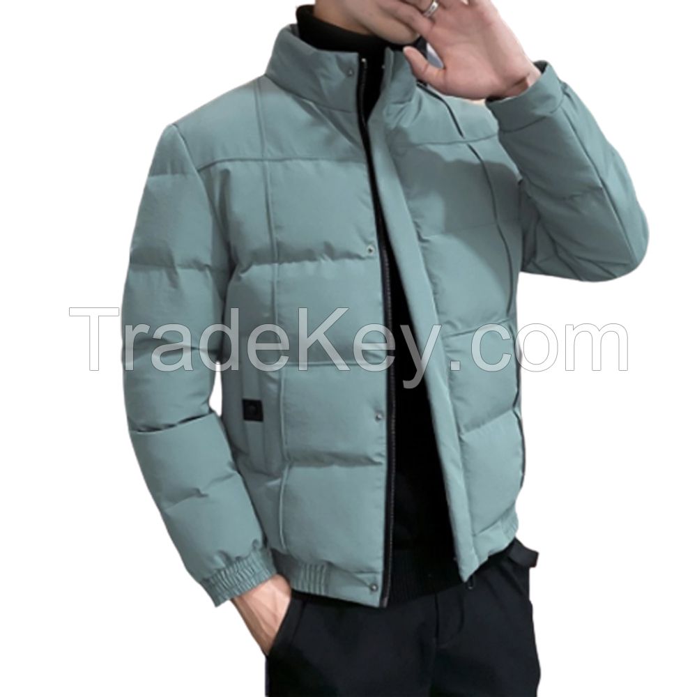 Wholesale Outdoor Light Warm Bubble Puff Duck Feather Custom Logo Men Coats Down Jacket Puffer Jacket