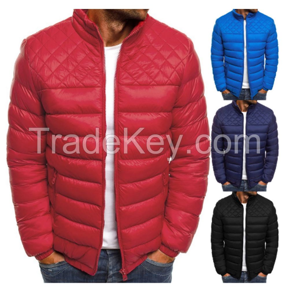 New Fashion Customized Winter Thick Casual Puffer Hiking Down Jackets For Men