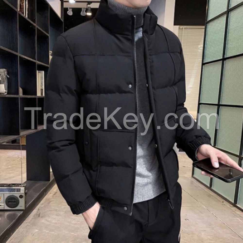 Wholesale Outdoor Light Warm Bubble Puff Duck Feather Custom Logo Men Coats Down Jacket Puffer Jacket