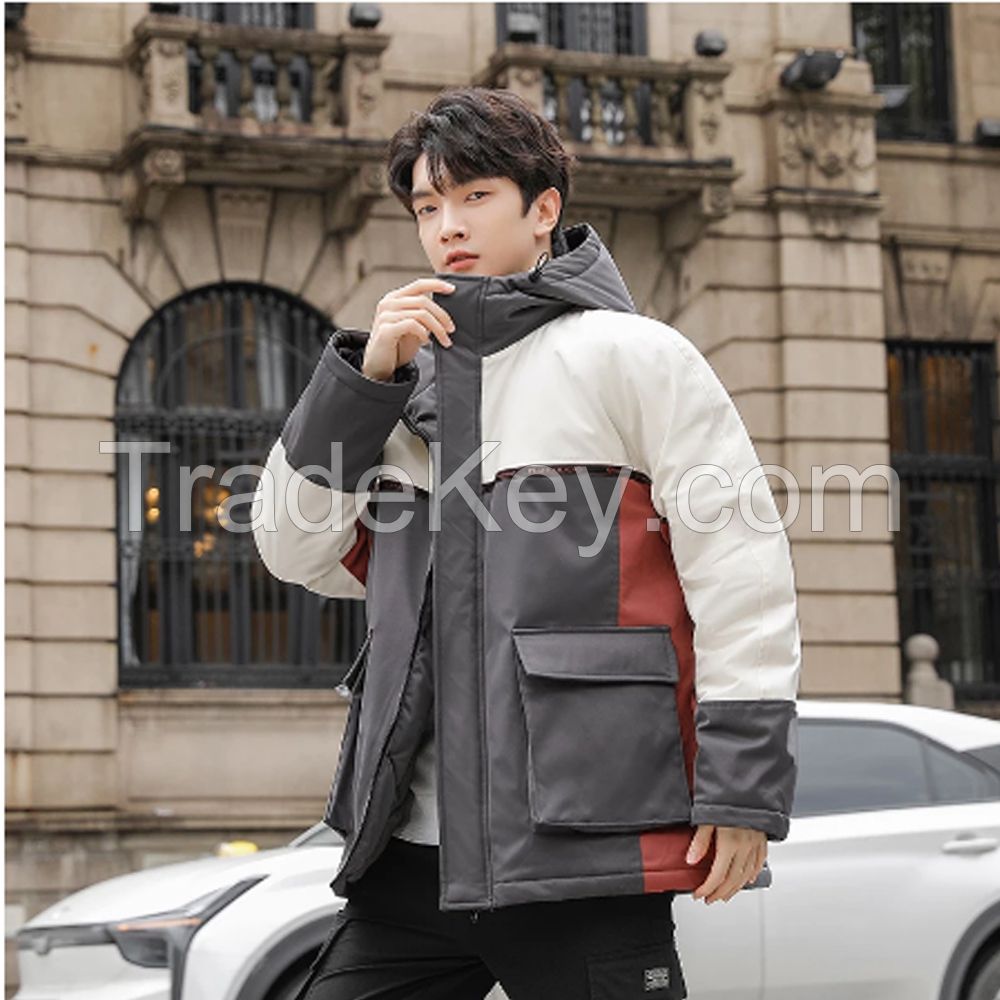 New Style Lightweight Men Puffer Padded Jacket Hooded Plus Size Men Puffer Jacket