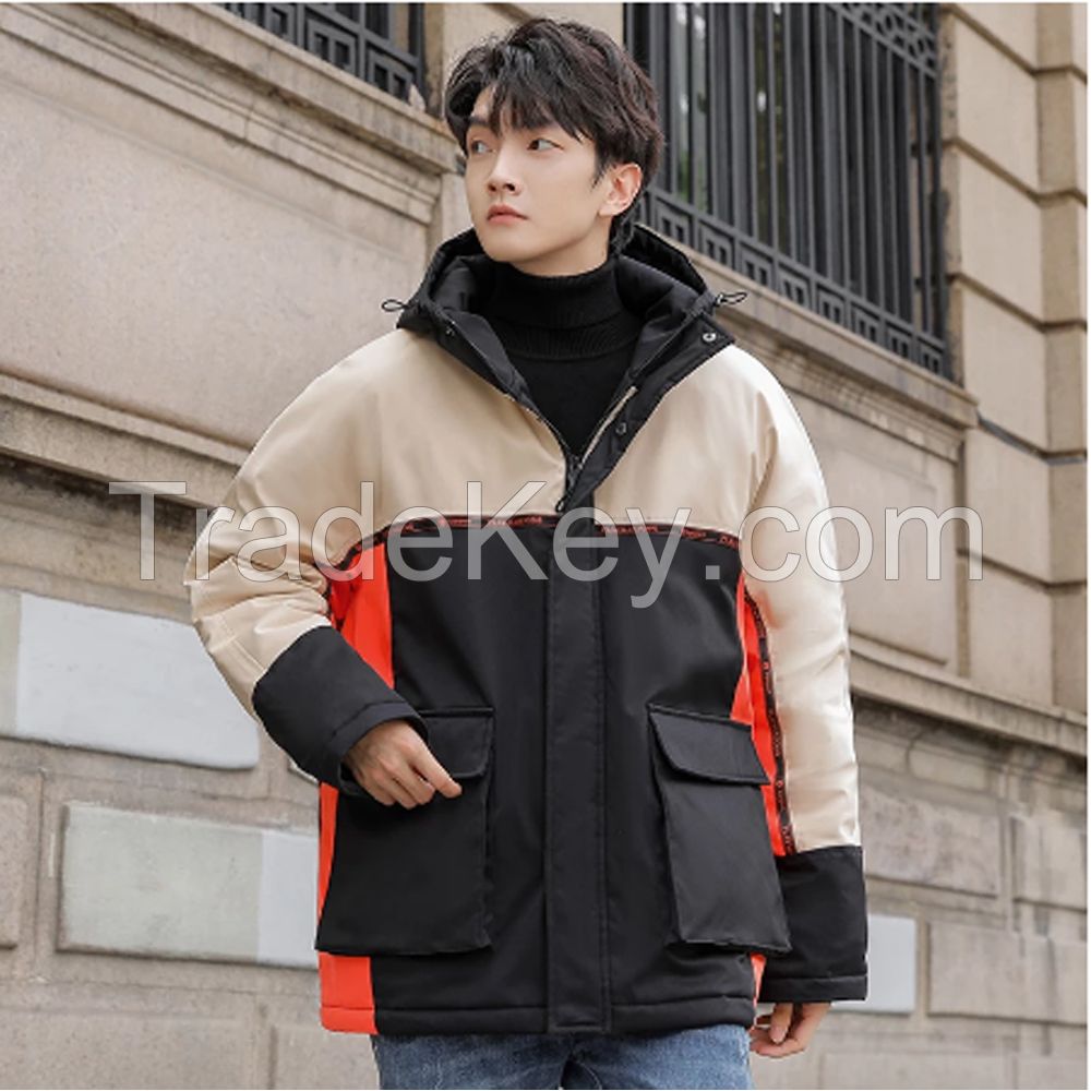 New Style Lightweight Men Puffer Padded Jacket Hooded Plus Size Men Puffer Jacket