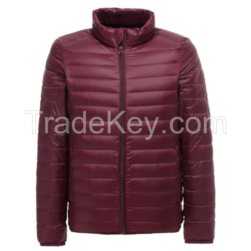 OEM Custom Design 2023 Hooded Heated Jacket Puff Padded Coat Men's Bubble Winter Custom Men Puffer Jacket