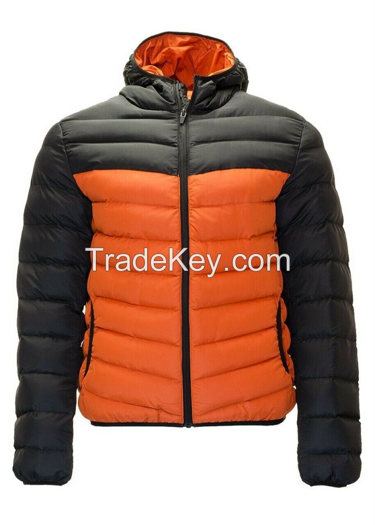 Wholesale Puffer Jacket For Men Customized Logo OEM Printed Men's Bubble Puffer Jacket