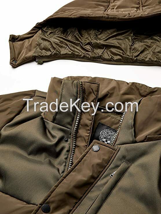 Custom Wholesale winter light outdoor warm plus size men quilted puffer jacket