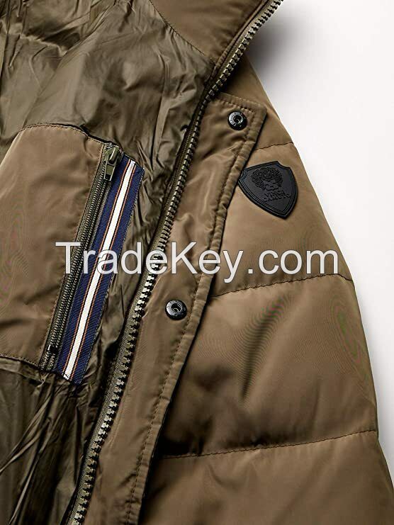 Custom Wholesale winter light outdoor warm plus size men quilted puffer jacket