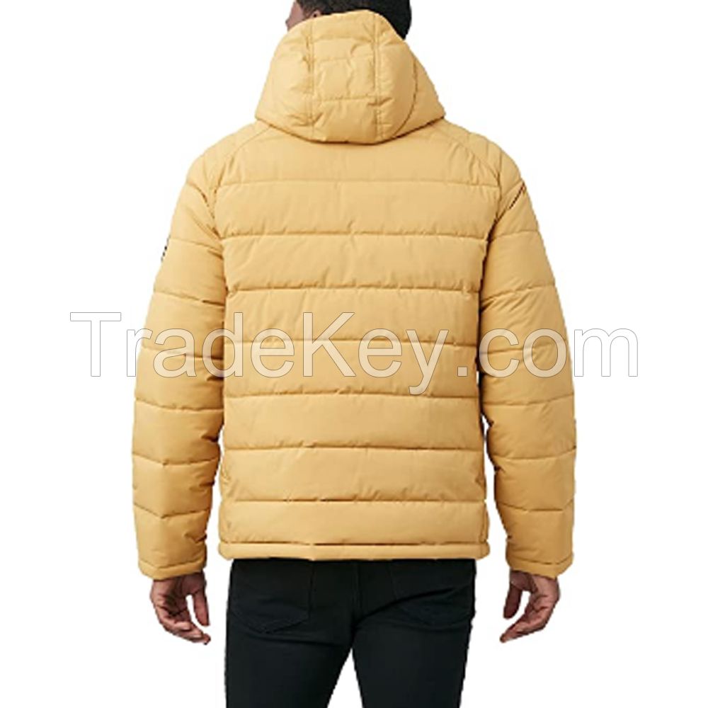 Advantage Best Design Men's Winter Thick Full Zip Up Hooded Puffer Jacket