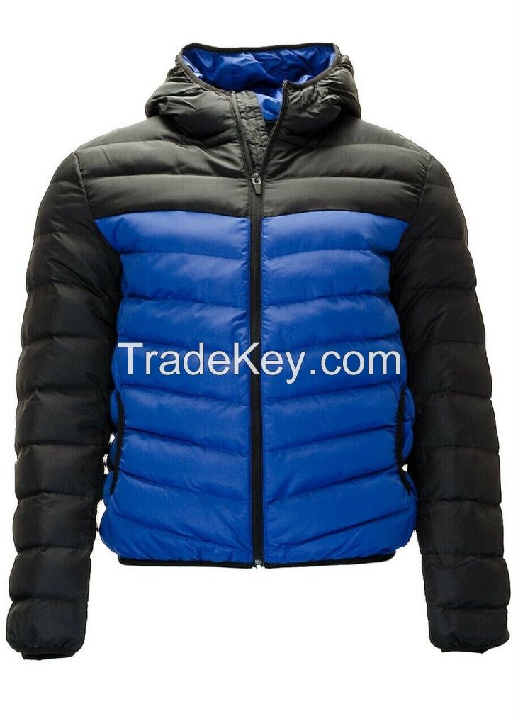 Wholesale Puffer Jacket For Men Customized Logo OEM Printed Men's Bubble Puffer Jacket