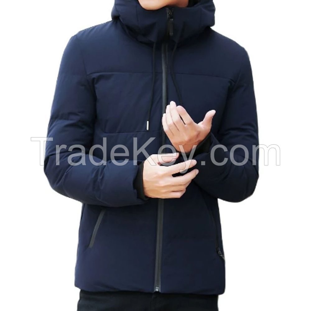 High End New Brand Casual Fashion Windbreaker Long 90% Mens Duck Down Jacket With Hood Black Puffer Coats Winter Mens Clothes