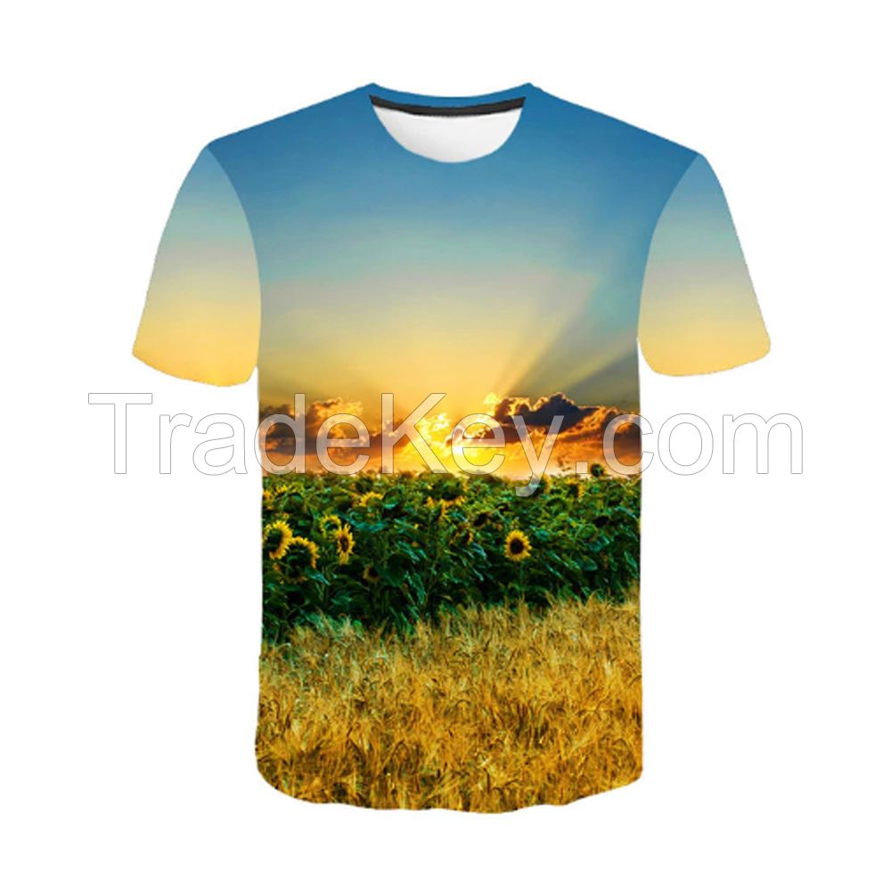 High quality wholesale mens t-shirt with custom design 100% cotton t shirt 