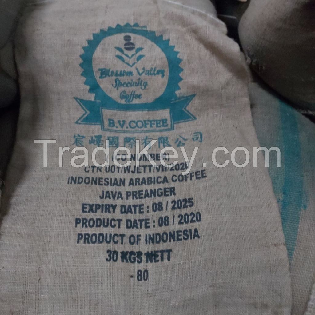 Arabica Specialty Fine Robusta Coffee Bean from West Java Indonesia
