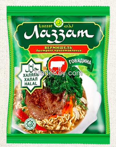 Instant vermicelli with beef flavor 50g