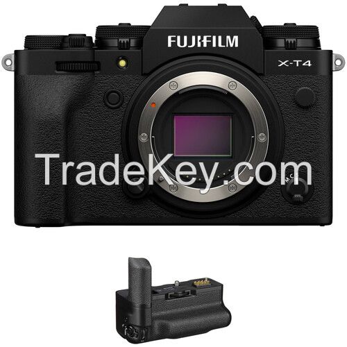 FUJIFILM X-T4 Mirrorless Camera with Battery Grip Kit