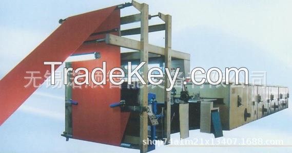   Fabric leather heat setting coating machine