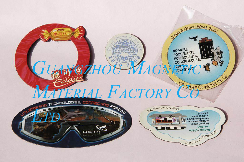 Flexible 4C printing promotion magnet(art paper coated)